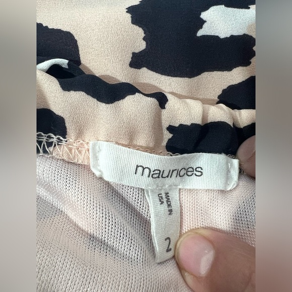 Super cute Maurices mini Dress RN# 51783 CA 56910 Womens Size 2 Leopard - Picture 10 of 11
